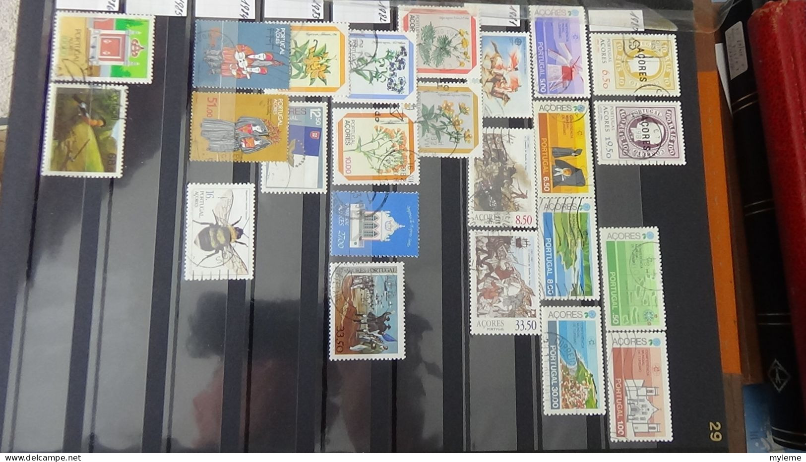 BF31 Ensemble de timbres de divers pays + Merson N° 145 + 146 + 156 ** Cote 470 euros