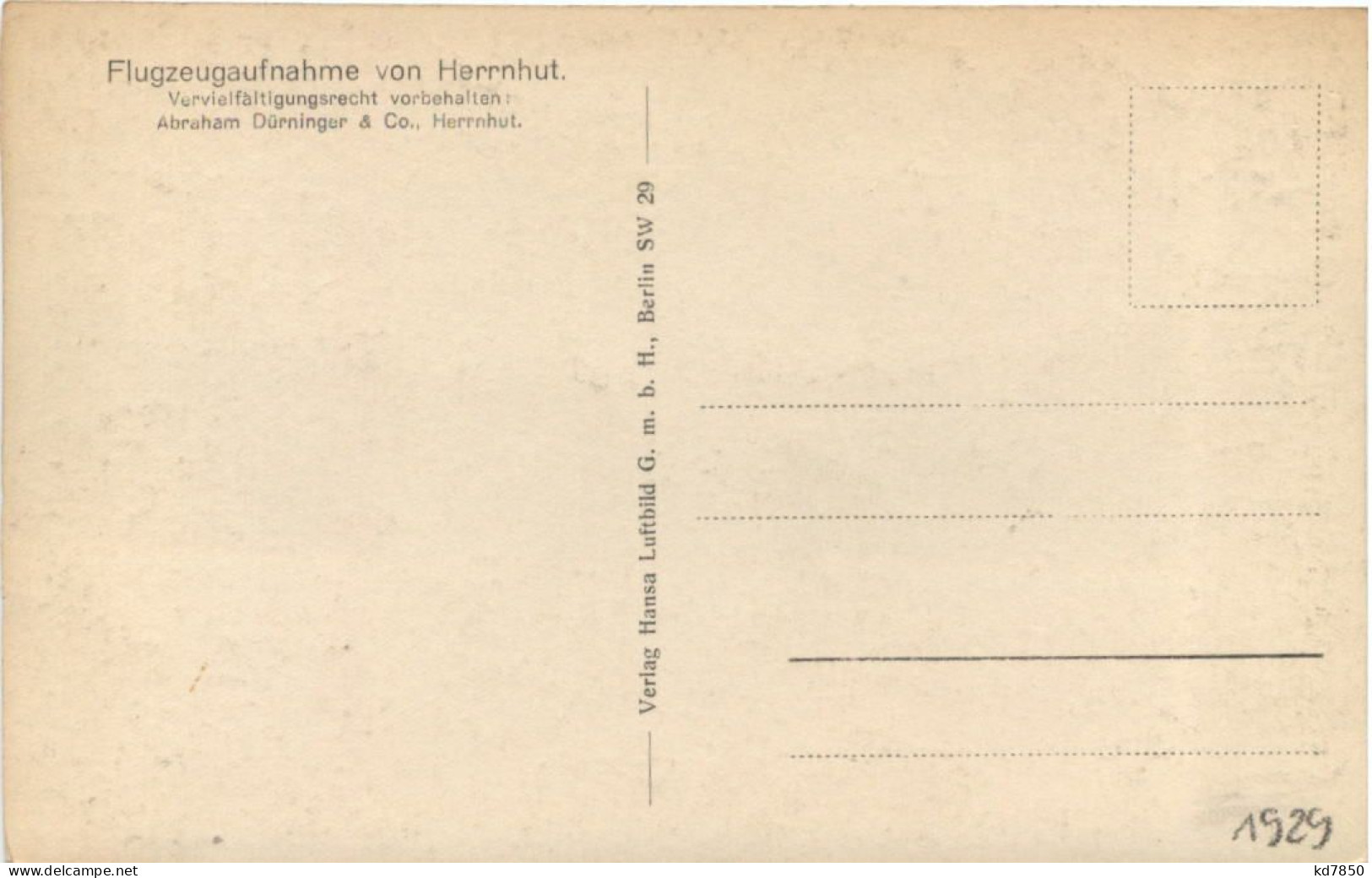 Herrnhut In Sachsen - Flugzeugaufnahme - Herrnhut