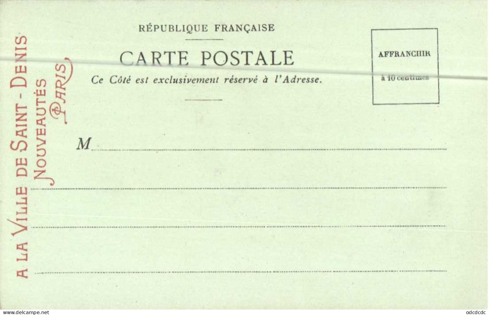 La Poste Au MONTENEGRO Pionnière RV A La Ville De Saint Denis Nouveautés Paris - Postal Services
