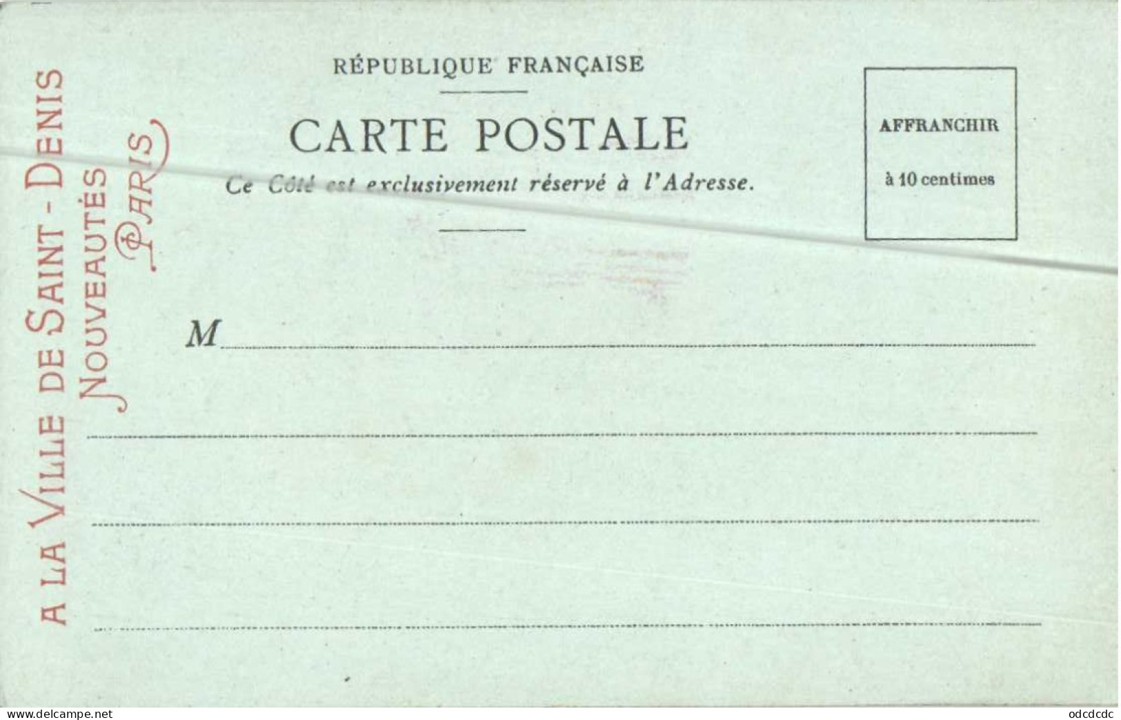 La Poste En ALLEMAGNE Pionnière RV A La Ville De Saint Denis Nouveautés Paris - Postal Services