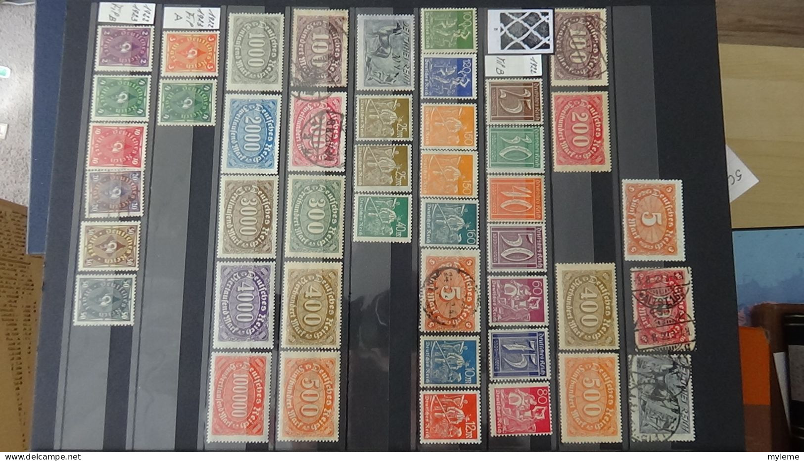 BF31 Ensemble de timbres de divers pays + Orphelin N° 152 ** (2 pites de rouille au dos)  Cote 550 euros