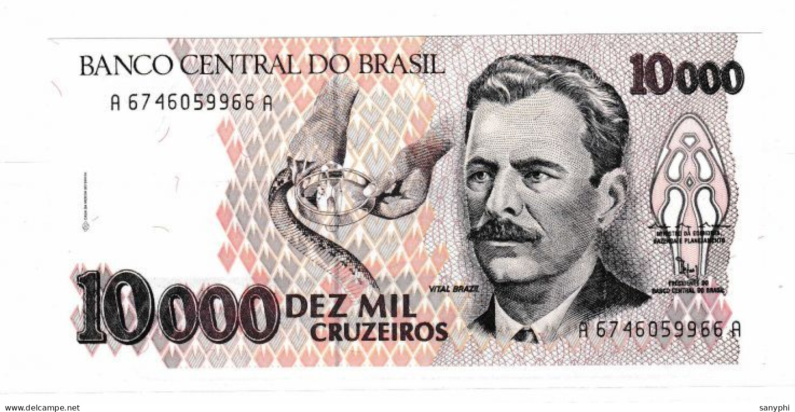 Banco Central Do Brasil 10000 Dallors  - Brésil