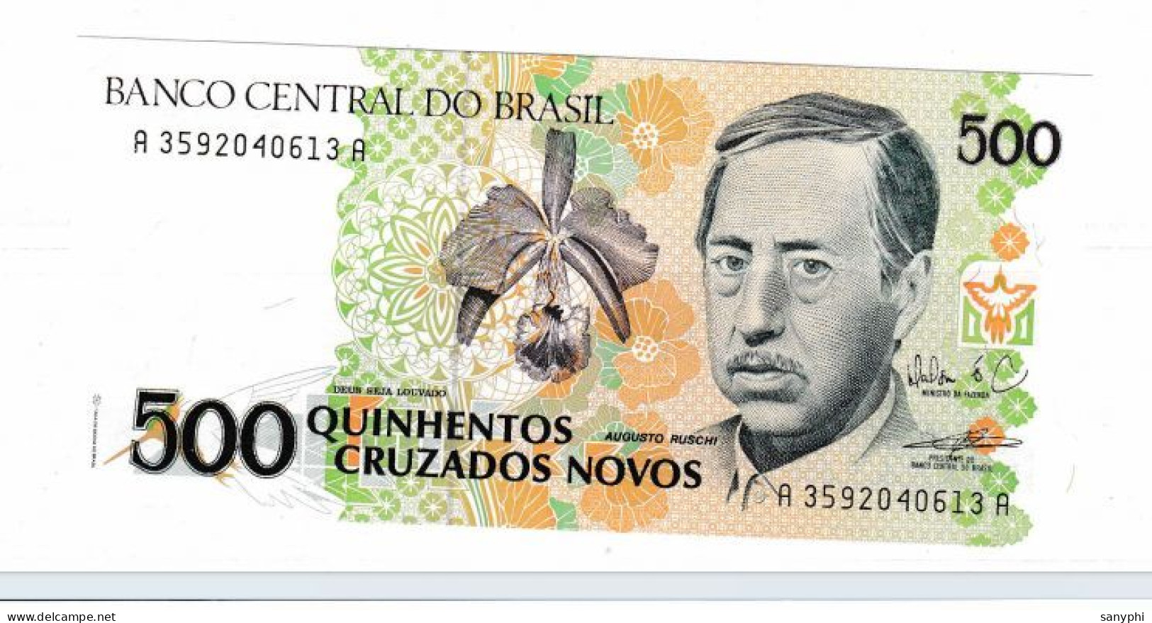 Banco Central Do Brasil 500 Dallors  - Brésil