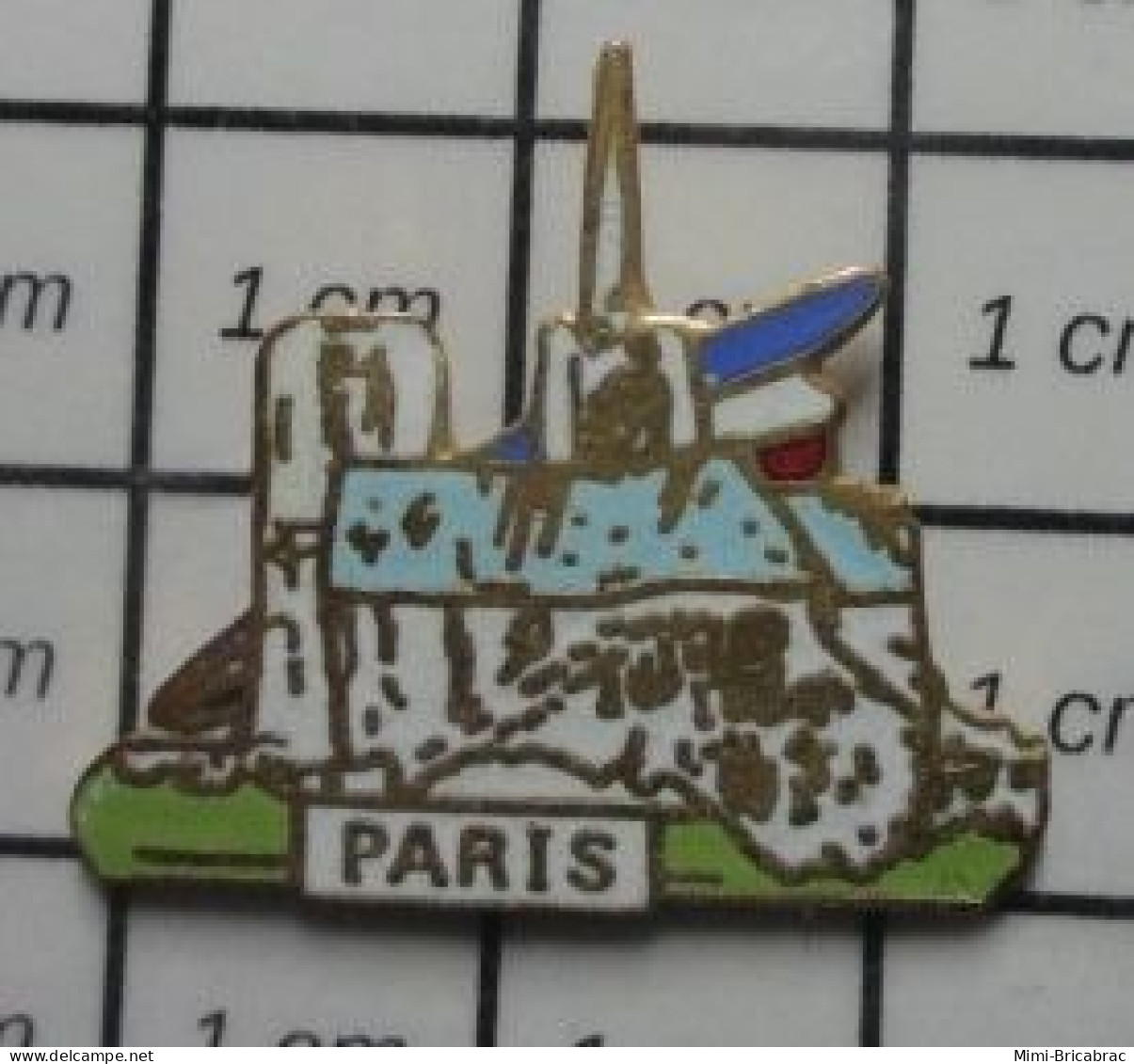 1618B  Pin's Pins / Beau Et Rare : VILLES / PARIS NOTRE DAME EN RUINE ? - Villes