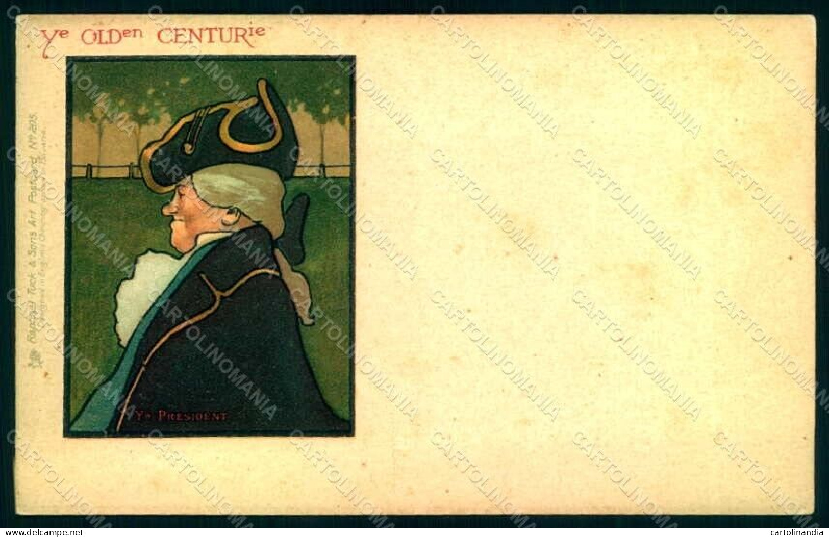 Artist Signed Hassall J. Man Ye President Tuck 205 Postcard HR1072 - Ohne Zuordnung