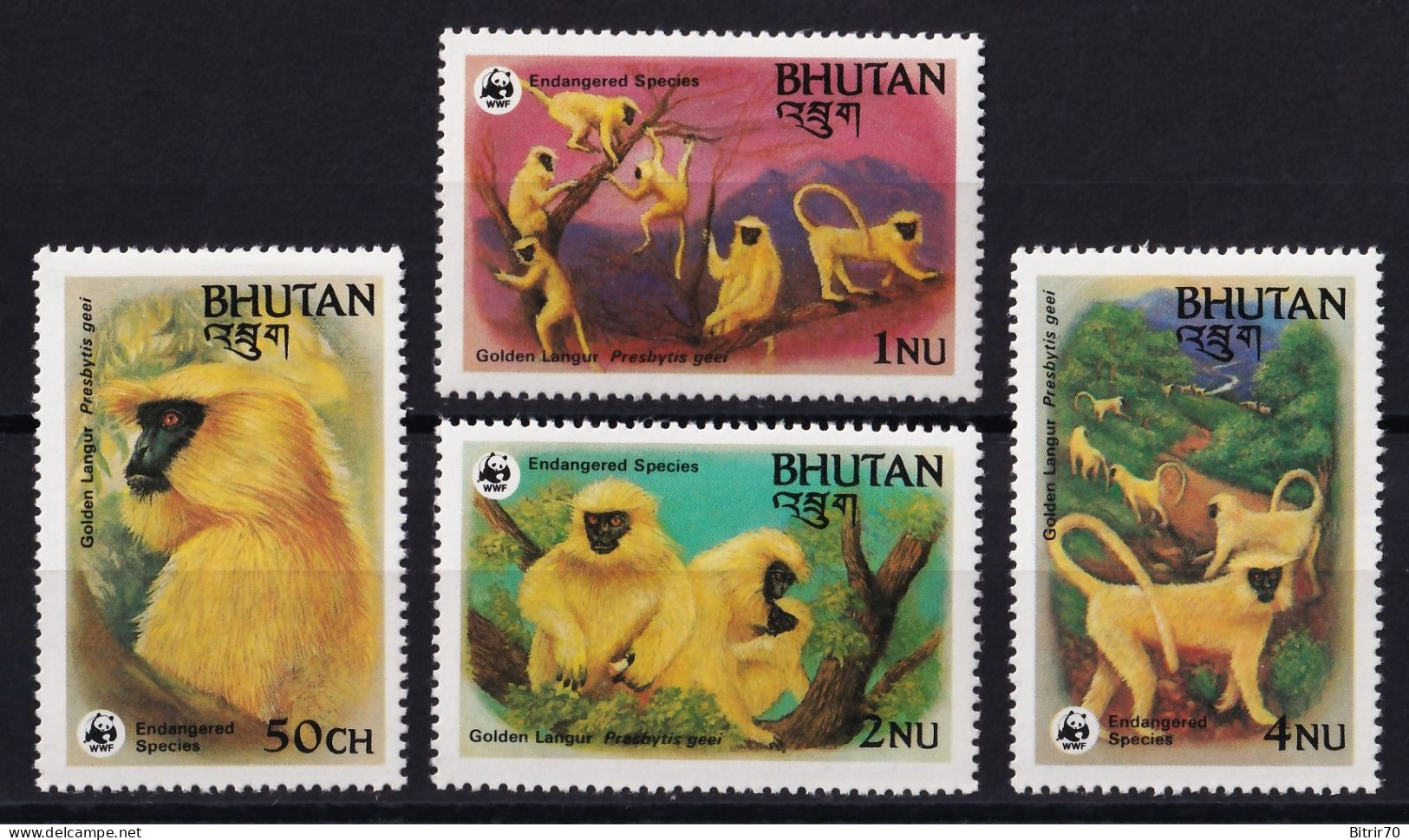 Bhutan, 1984 Y&T. 621 / 624, MNH. - Bhután