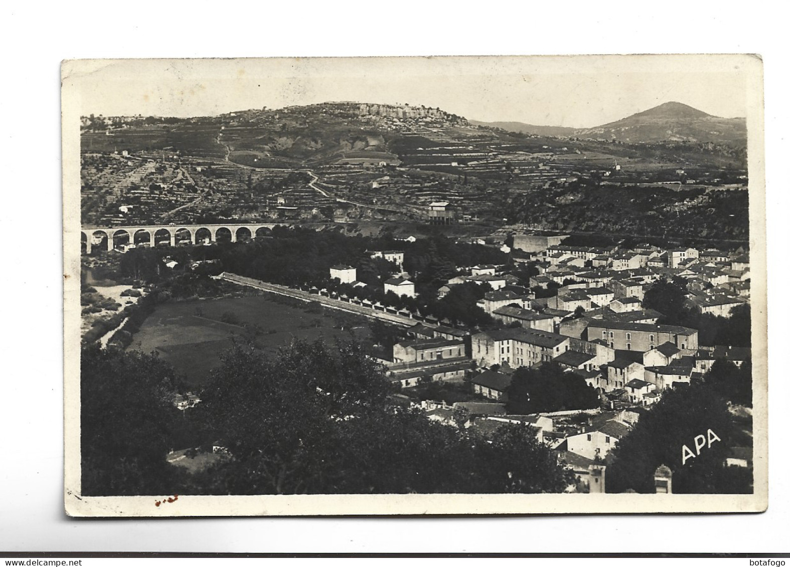 CPA DPT 34 BEDARIEUX , LE VIADUC ET LA PERSPECTIVE  VUE DE CAUSSE - Bedarieux