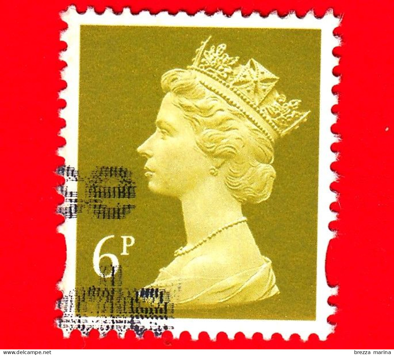 GB  UK GRAN BRETAGNA - Usato - 1994 - Decimal -  Machins - Elliptical - Regina Elisabetta - 6P - Machins