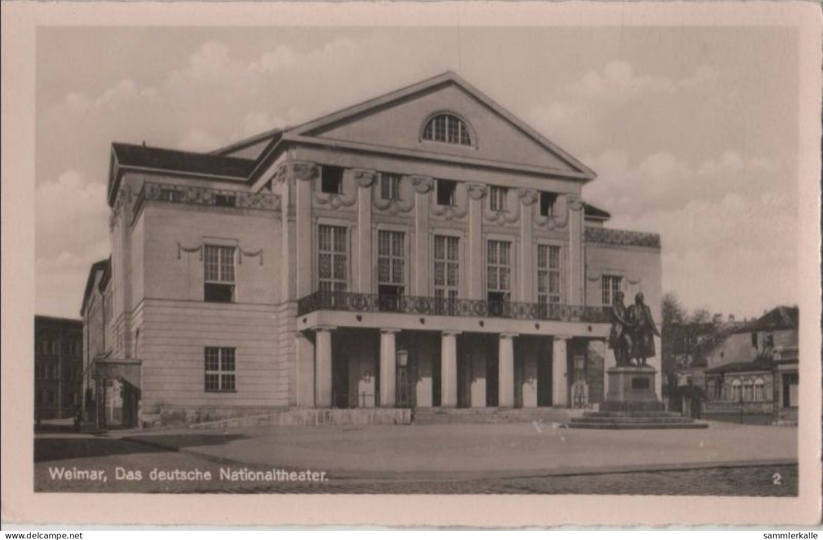 54983 - Weimar - Das Deutsche Nationaltheater - Ca. 1950 - Weimar