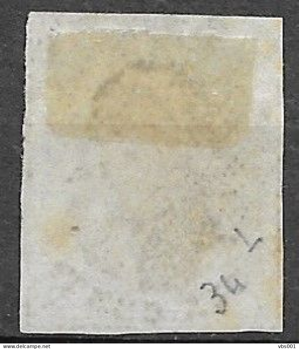 OBP10 Met 4 Randen En Met Balkstempel P83 8B Mons (zie Scans) - 1858-1862 Medaillons (9/12)