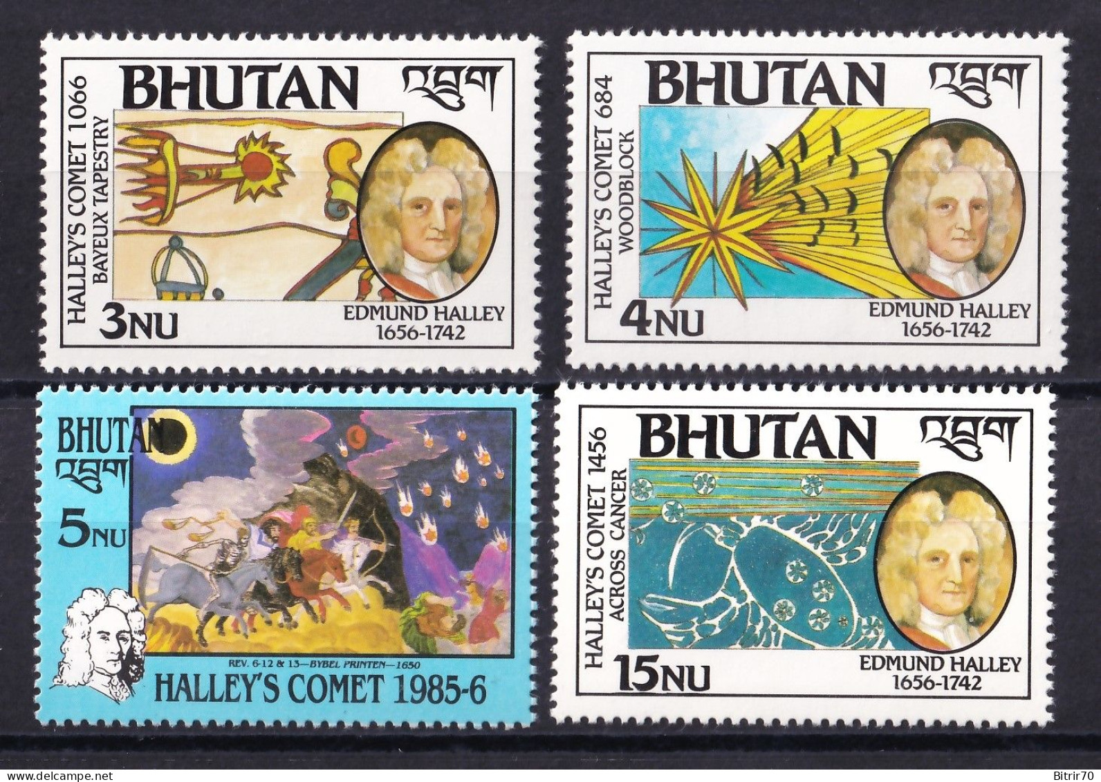 Bhutan, 1986 Y&T. 748 / 751, MNH. - Bhután