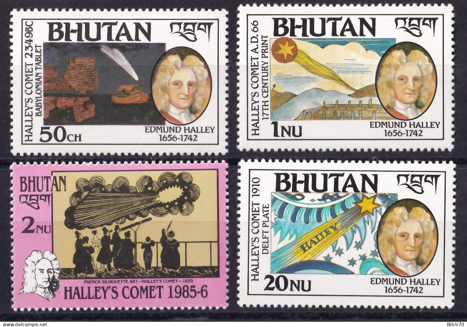 Bhutan, 1986 Y&T. 740 / 743, MNH. - Bhután