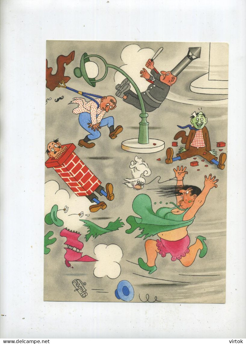 Illustrateur Ajubou   (JEAN SELLUS  )    (pharmacie Centrale Bruxelles) 1959 -- Voir Verso Pour Le Mois - Advertising