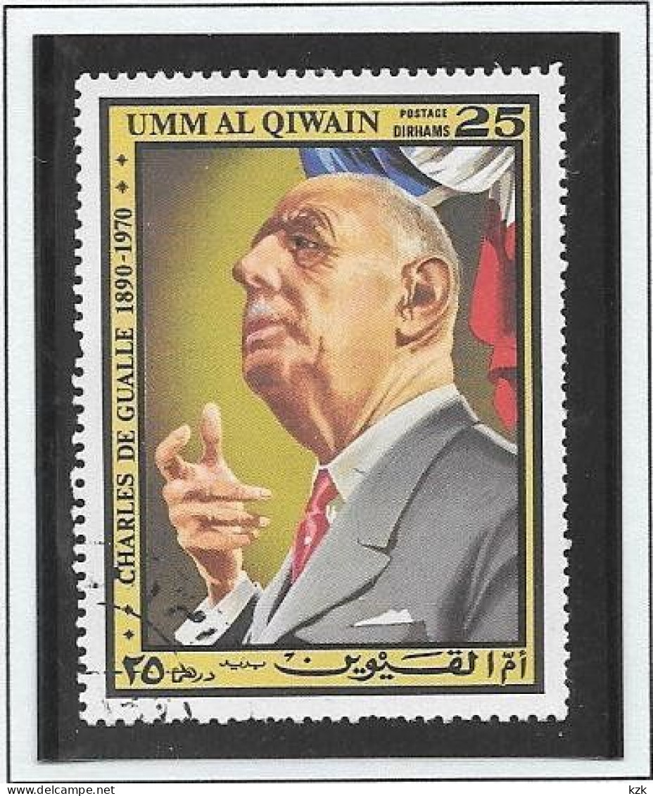 08	10 051		Émirats Arabes Unis - UMM AL QIWAIN - De Gaulle (Generaal)