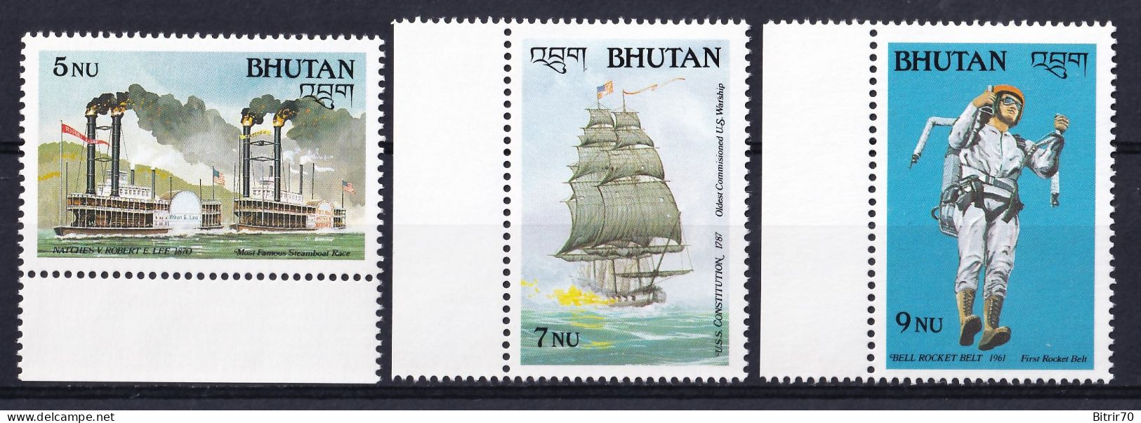 Bhutan, 1988 Y&T. 793 / 795, MNH. - Bhutan