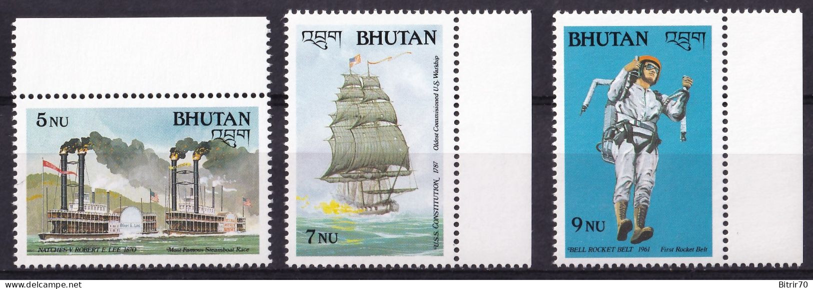 Bhutan, 1988 Y&T. 793 / 795, MNH. - Bhutan