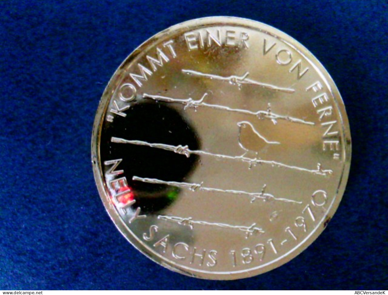 Münzen/ Medaillen: 1 Münze 20 Euro Nelly Sachs, 925 Silber, Vergoldet Mit 24 Karat Goldauflage, In Kapsel - Numismatique