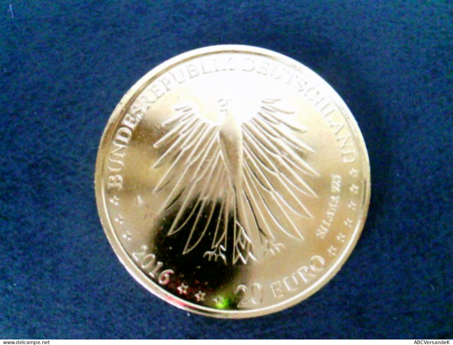 Münzen/ Medaillen: 1 Münze 20 Euro Nelly Sachs, 925 Silber, Vergoldet Mit 24 Karat Goldauflage, In Kapsel - Numismática