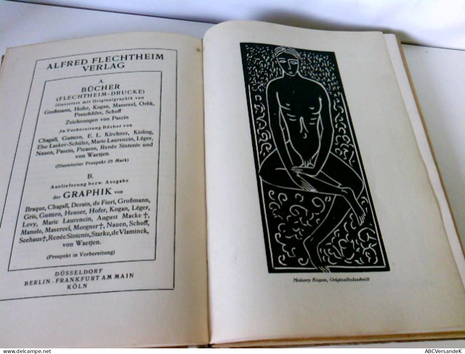 Der Querschnitt Durch 1922. Marginalien Der Galerie Flechtheim - Sonstige & Ohne Zuordnung