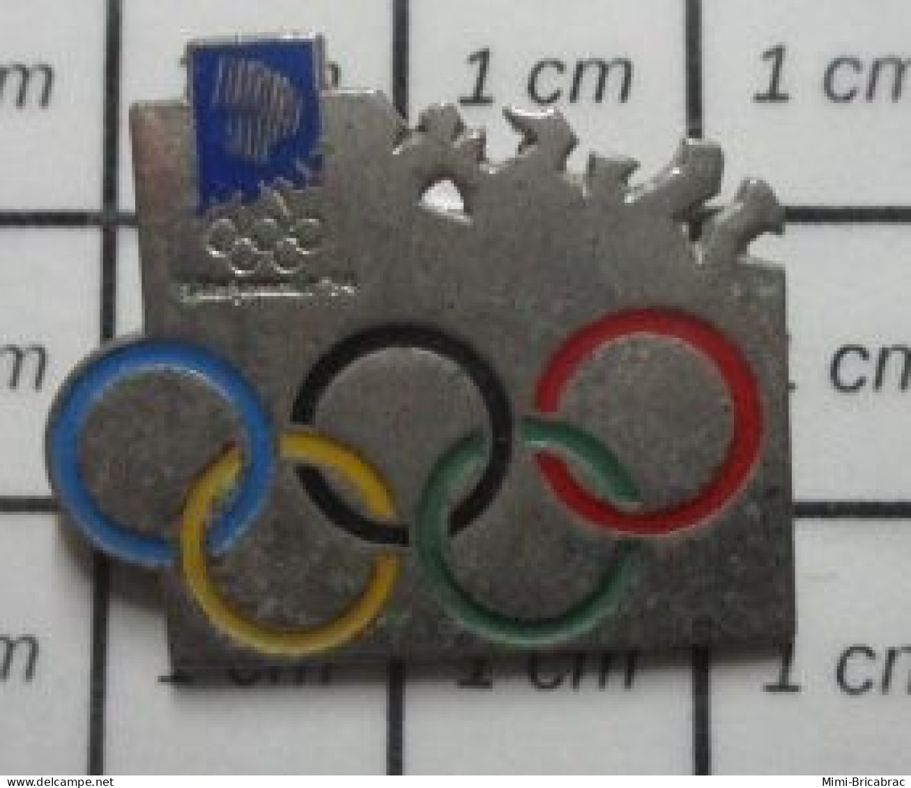1618B  Pin's Pins / Beau Et Rare / JEUX OLYMPIQUES / LILLEHAMMER 94 ANNEAUX OLYMPIQUES - Jeux Olympiques