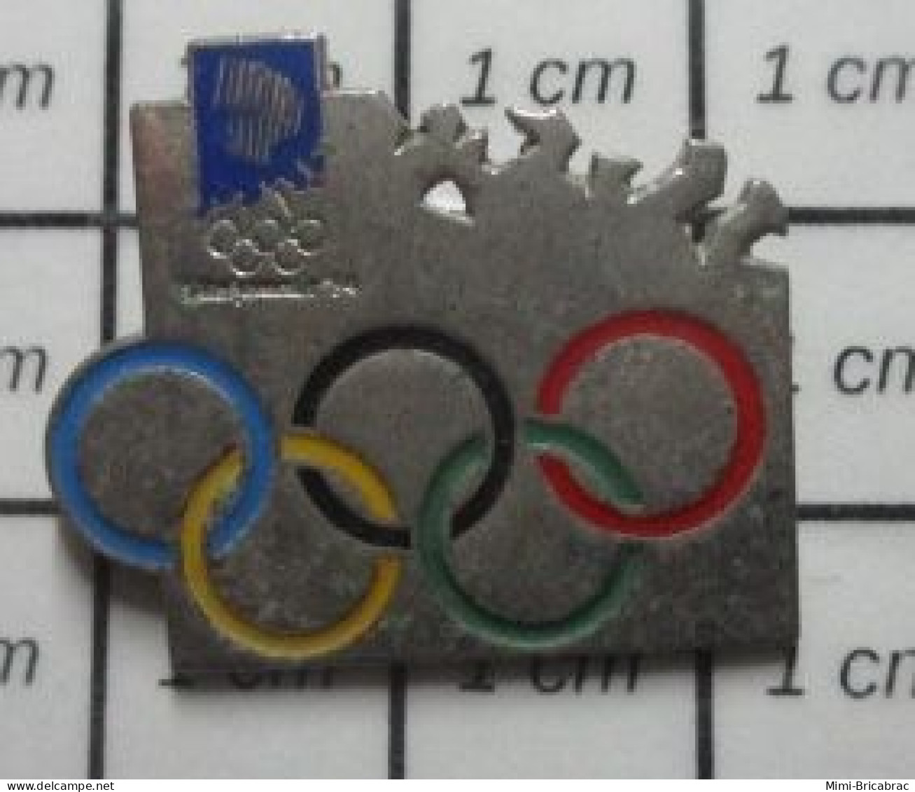 1618B  Pin's Pins / Beau Et Rare / JEUX OLYMPIQUES / LILLEHAMMER 94 ANNEAUX OLYMPIQUES - Juegos Olímpicos