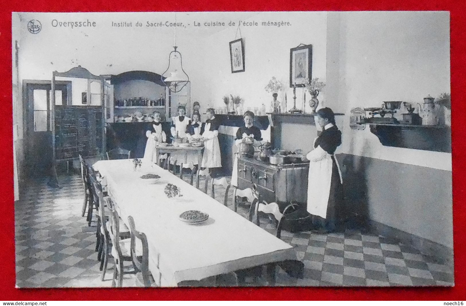 CPA 1909 Overijse - Overyssche. Institut Du Sacré-Coeur. La Cuisine De L'école Ménagère - Overijse