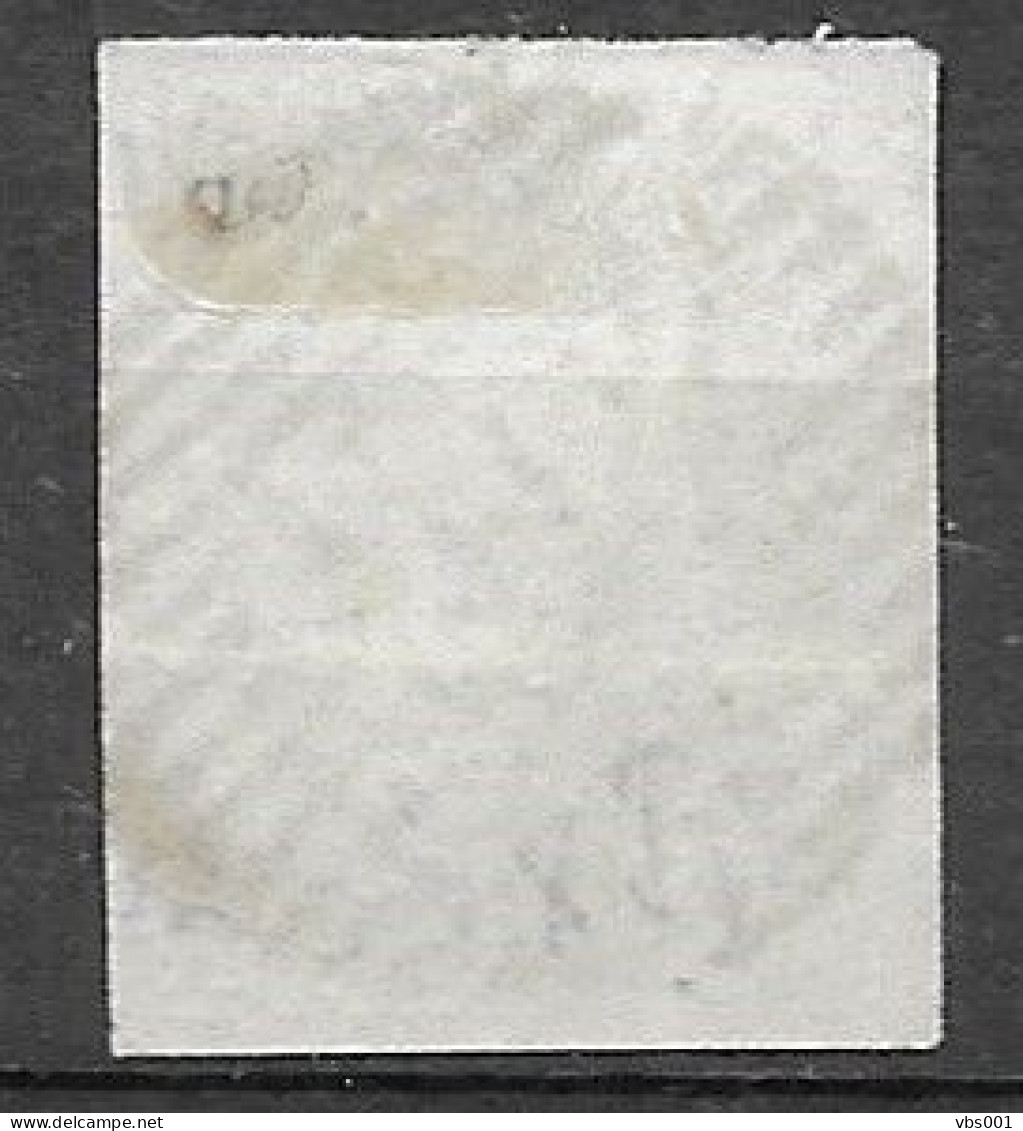 OBP10A Met 4 Randen (soms Nipt) En Met Balkstempel P96 Philippeville (zie Scans) - 1858-1862 Medallions (9/12)