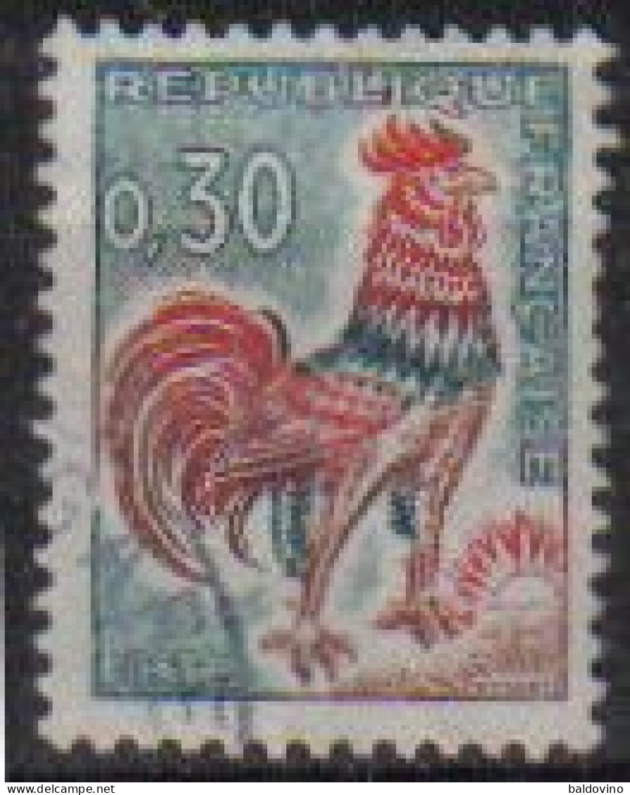 France 1962/65 N° 1331-1331A - 1962-1965 Coq De Decaris