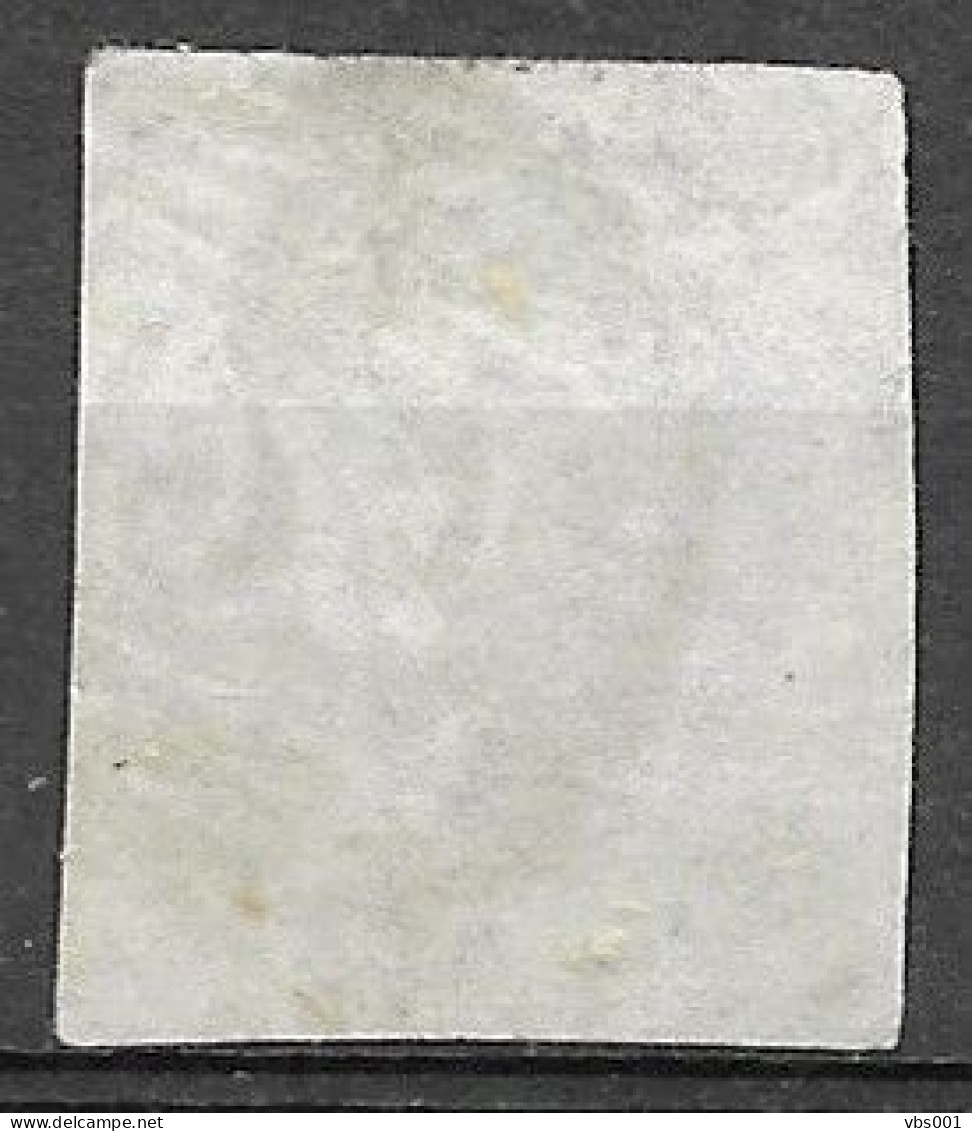 OBP10 Met 4 Randen En Met Balkstempel P123 Verviers (zie Scans) - 1858-1862 Medallones (9/12)