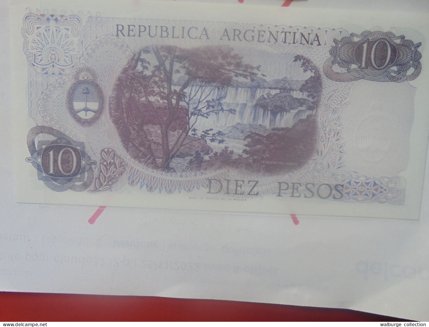 ARGENTINE 10 PESOS 1973-76 Neuf (B.33) - Argentinien