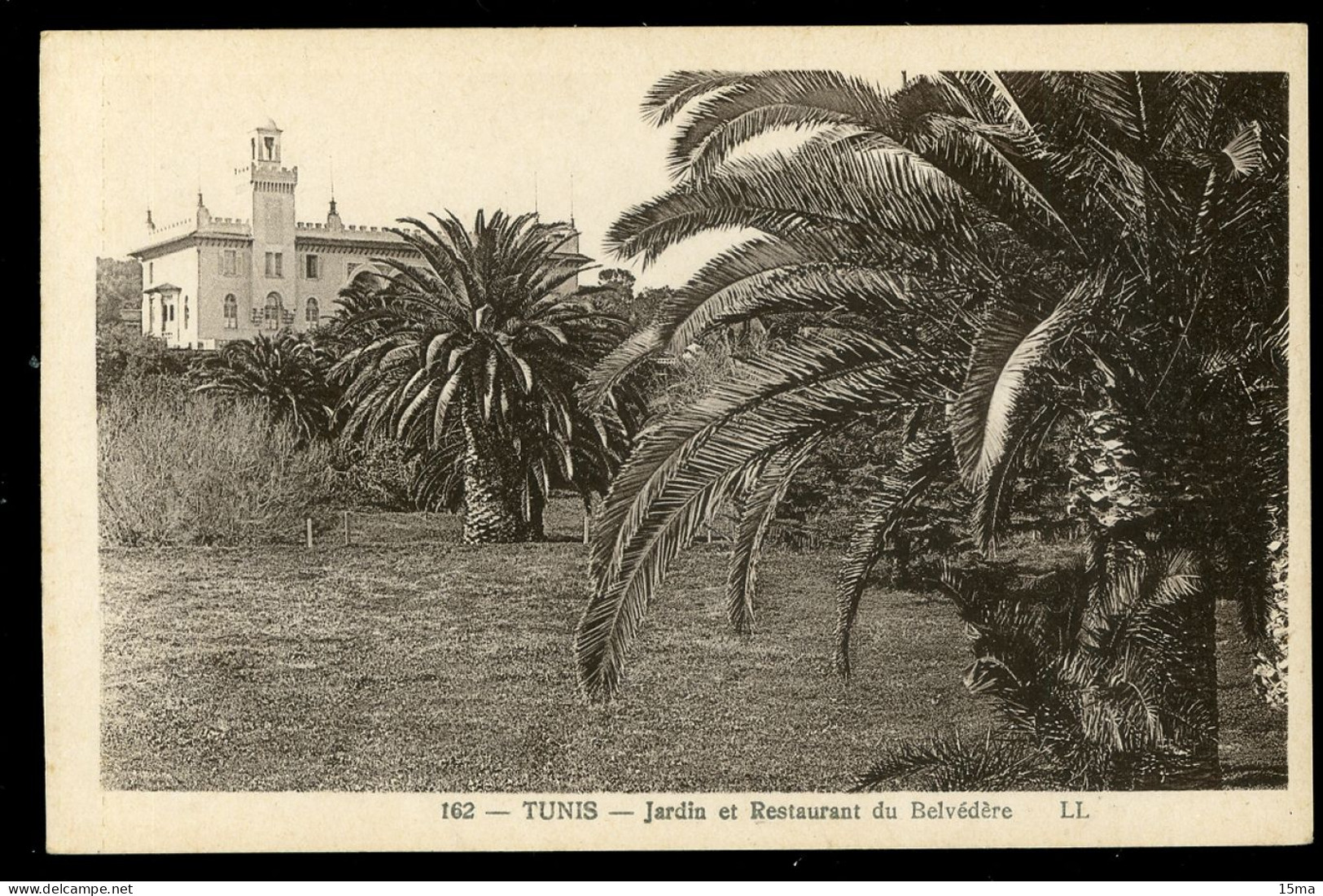 TUNIS Jardin Et Restaurant Du Belvédère LL - Tunisia