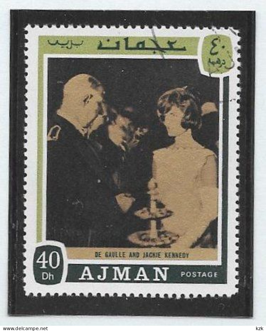 08	12 065		Émirats Arabes Unis - AJMAN - De Gaulle (Generaal)