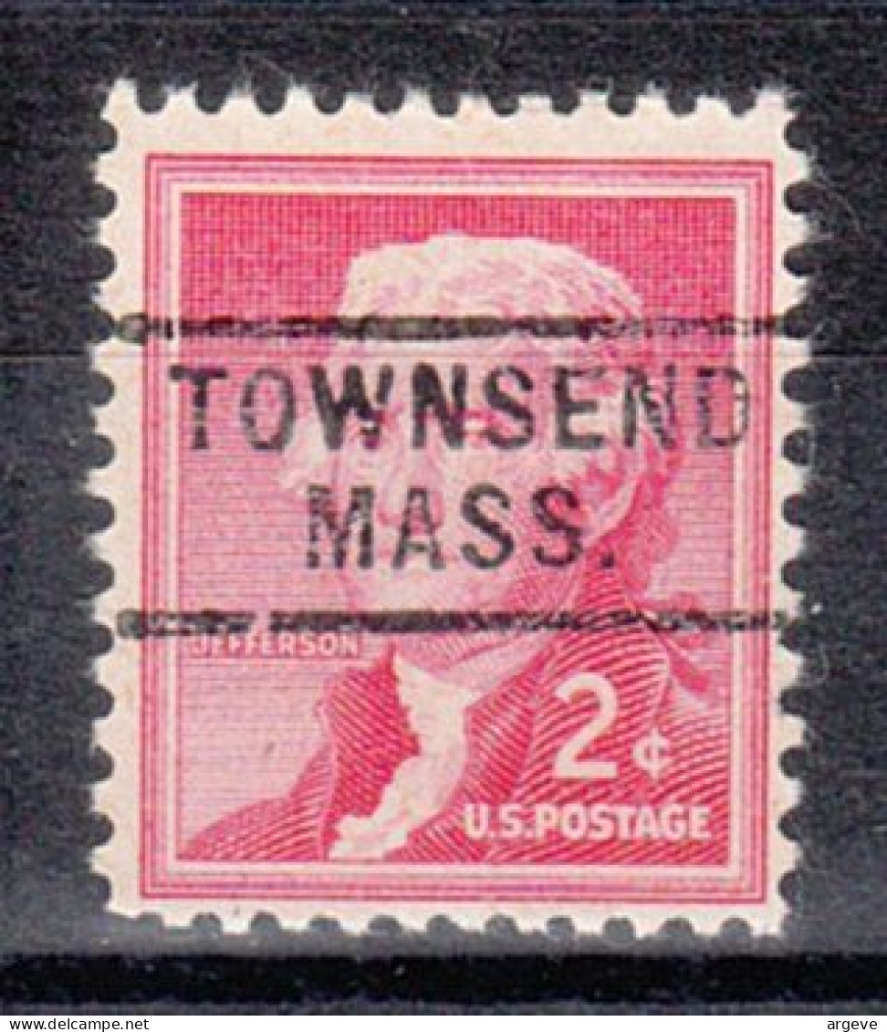 USA Precancel Vorausentwertungen Preo Locals Massachusetts, Townsend 729 - Vorausentwertungen