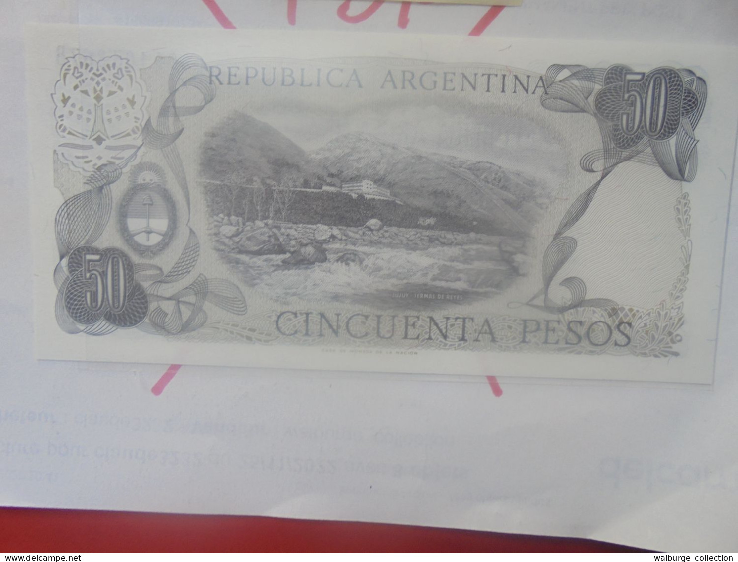 ARGENTINE 50 PESOS 1974-75 Neuf (B.33) - Argentinië