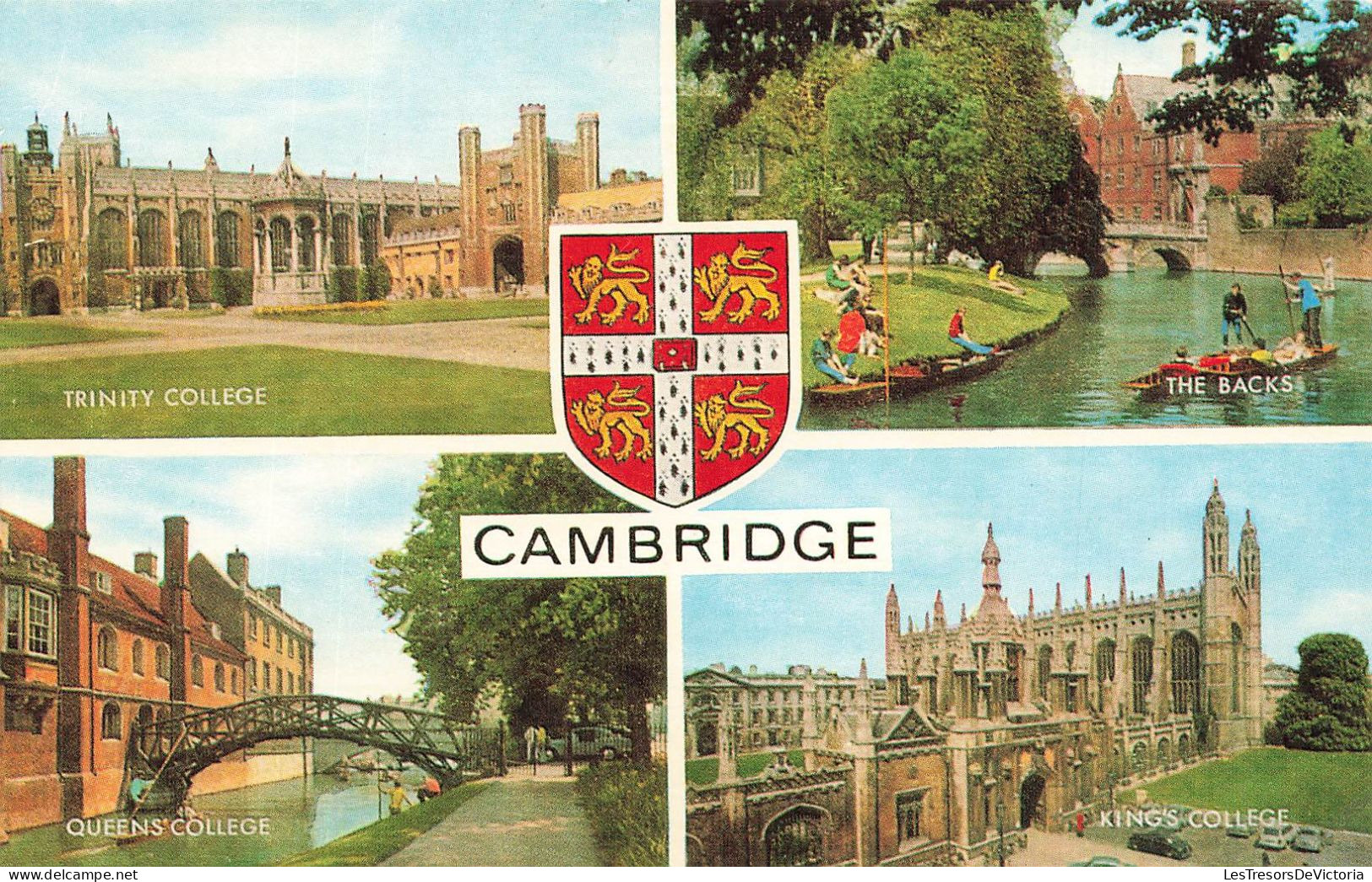 ROYAUME-UNI - Angleterre - Cambridge - Trinity College - The Backs - Queens'college - King's College - Carte Postale - Cambridge