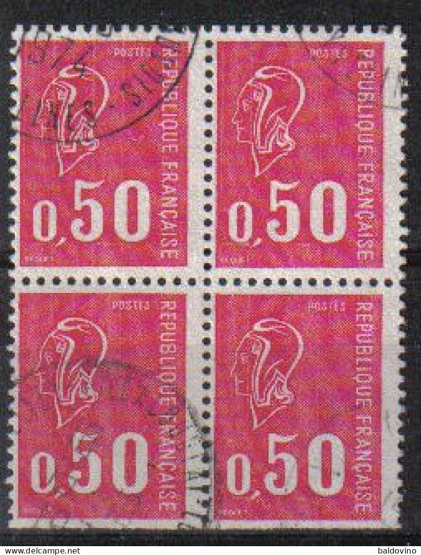 France N° 1664-1814-1816-1891-1892 (7 Pcs.) - 1971-1976 Marianne (Béquet)