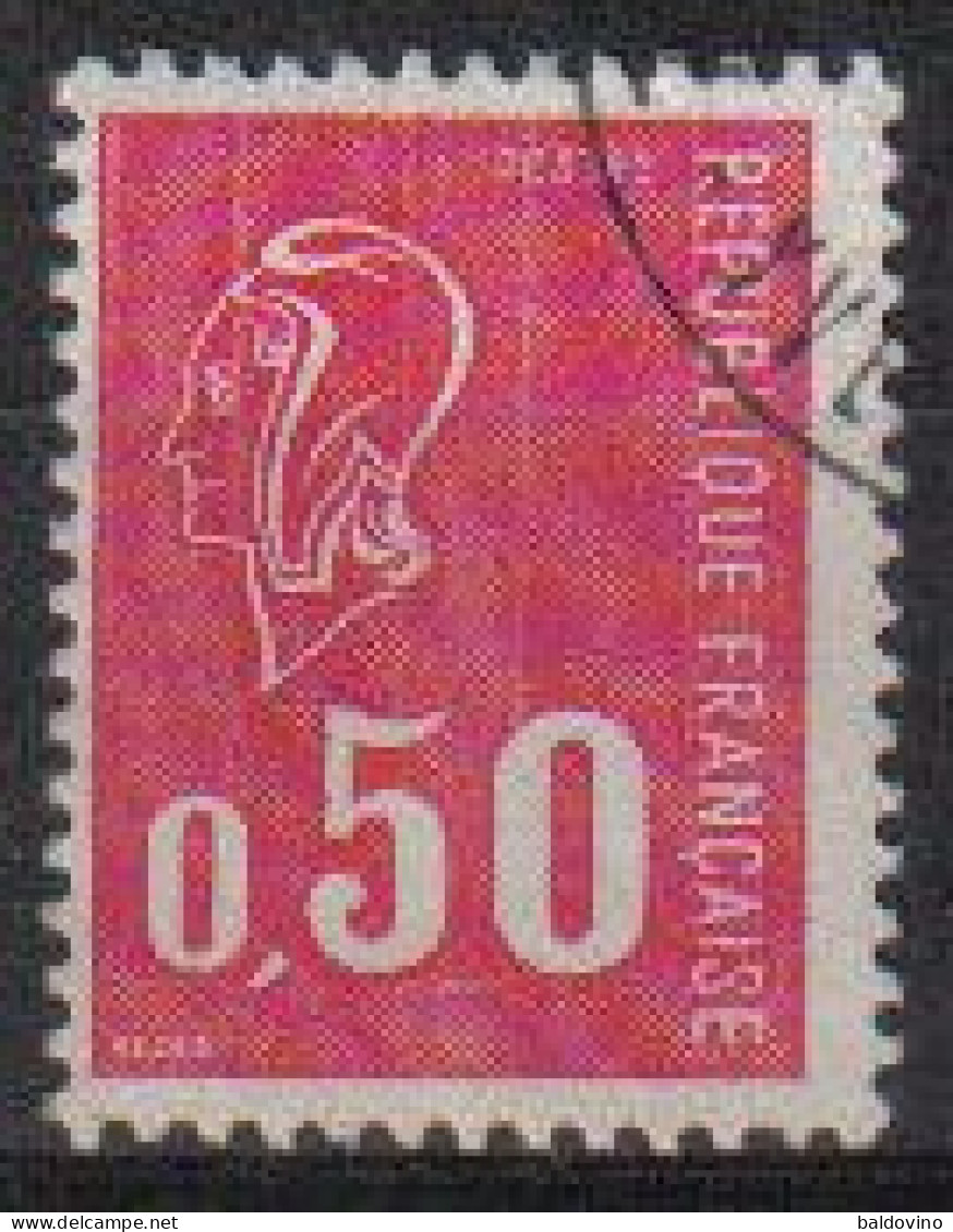 France N° 1664-1814-1816-1891-1892 (7 Pcs.) - 1971-1976 Marianne Van Béquet