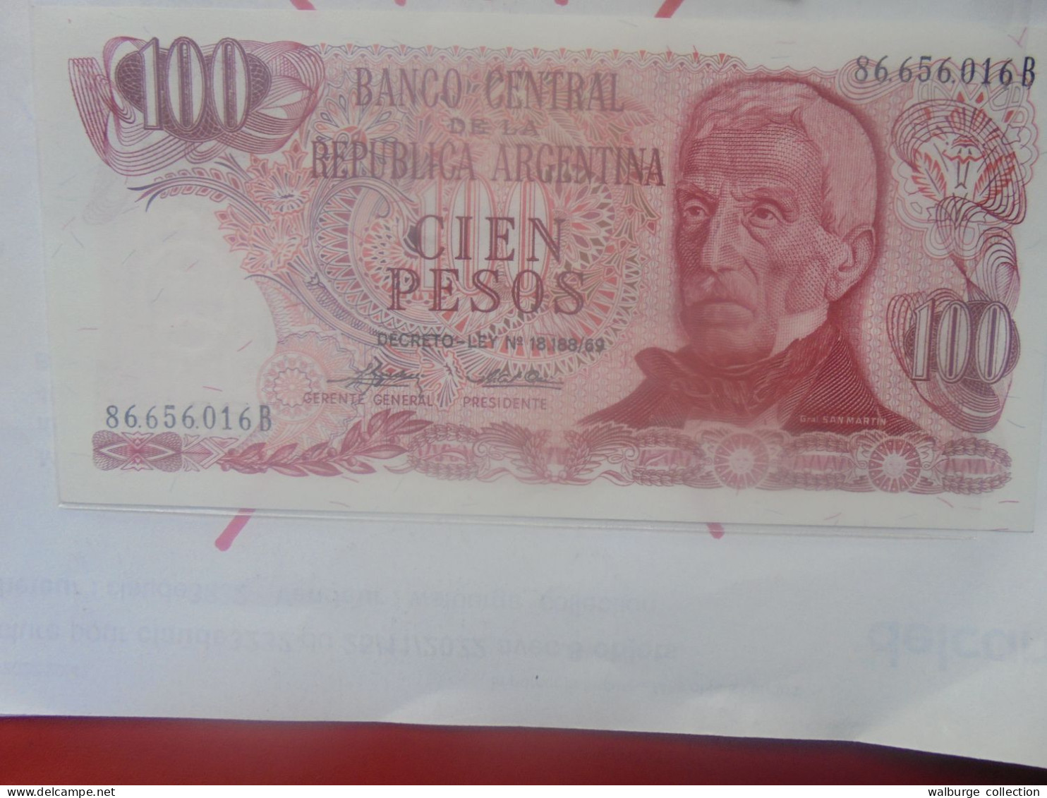 ARGENTINE 100 PESOS 1973-76 Neuf (B.33) - Argentinien