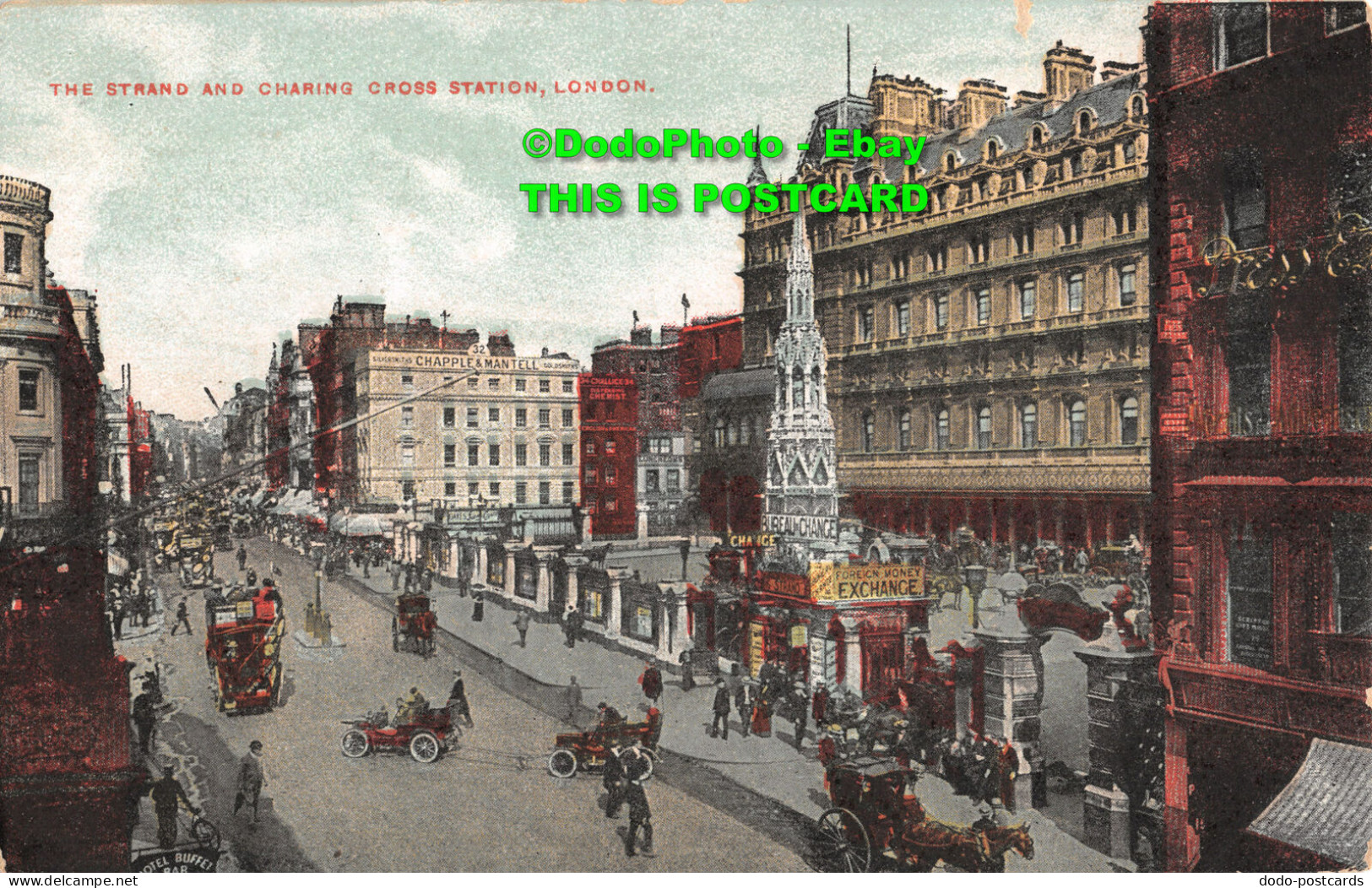 R375453 The Strand And Charing Cross Station. London - Sonstige & Ohne Zuordnung