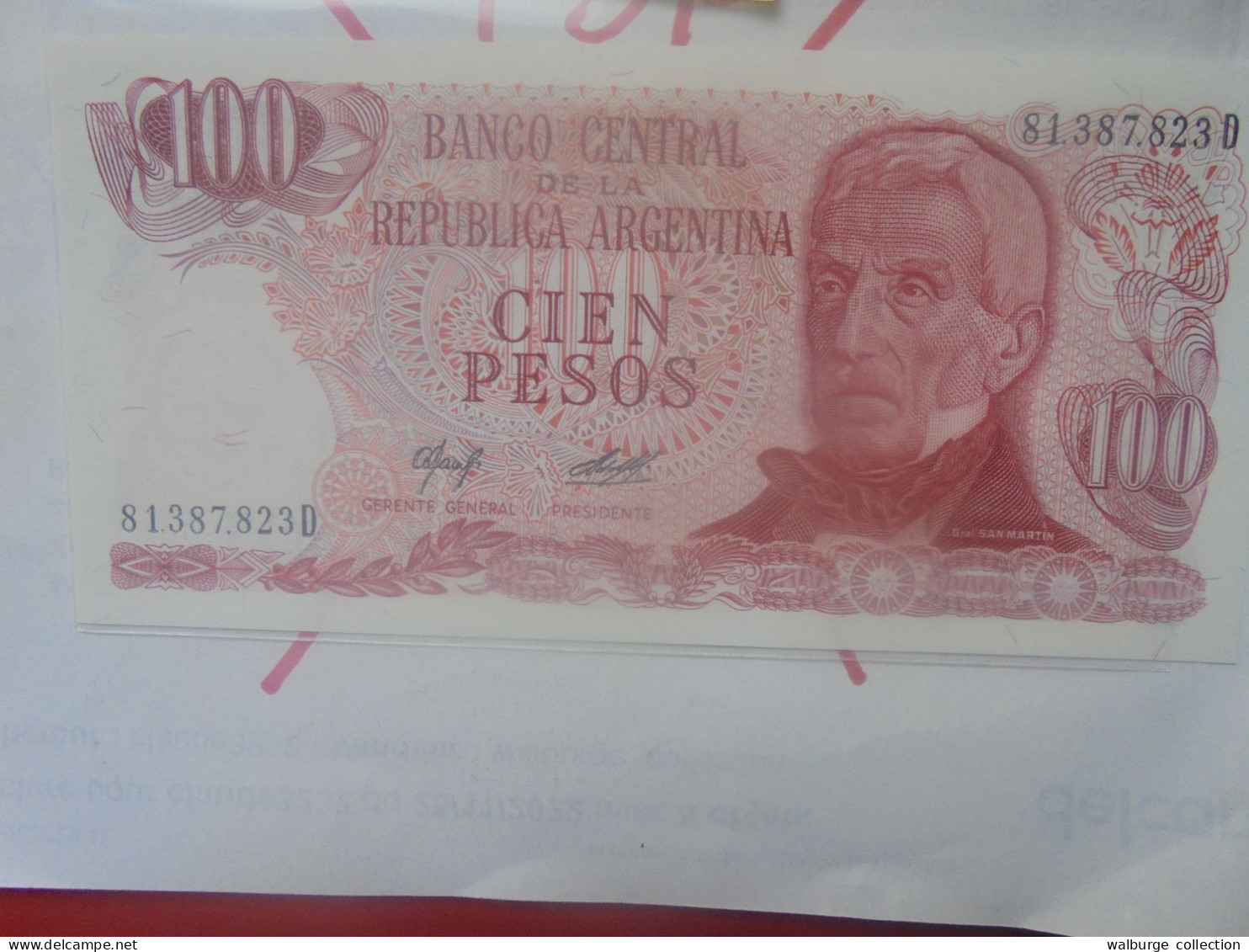 ARGENTINE 100 PESOS 1976-78 Neuf (B.33) - Argentine