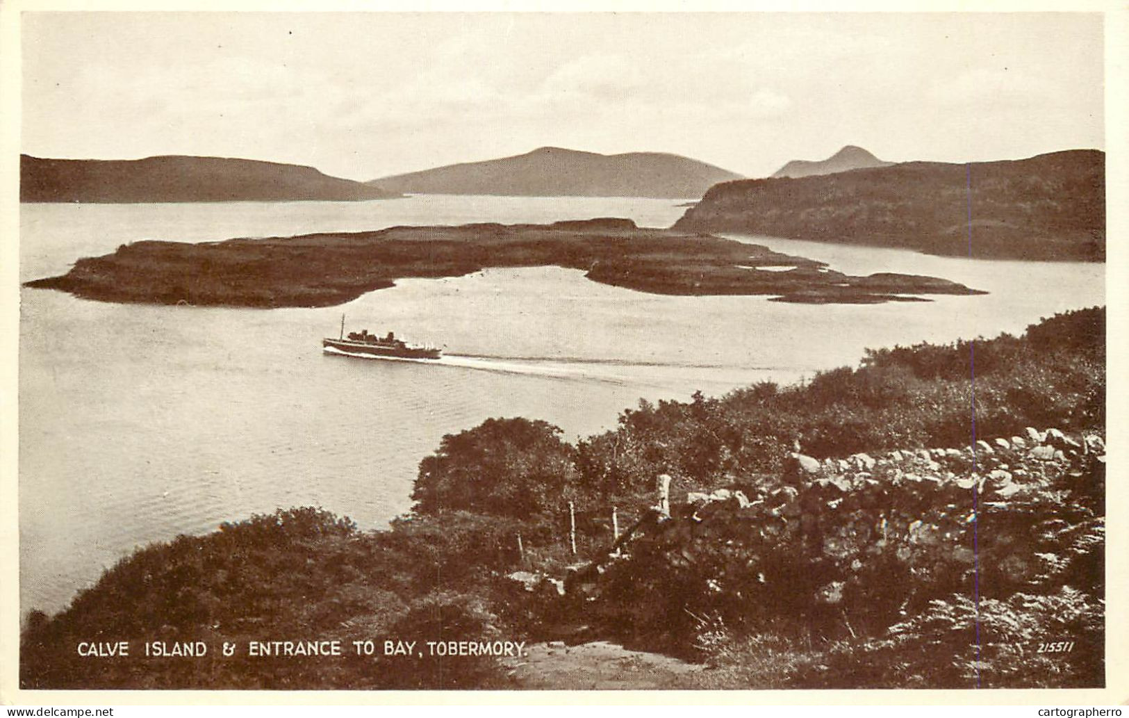 Scotland Tomberoy Calve Island & Entrance To Bay - Autres & Non Classés