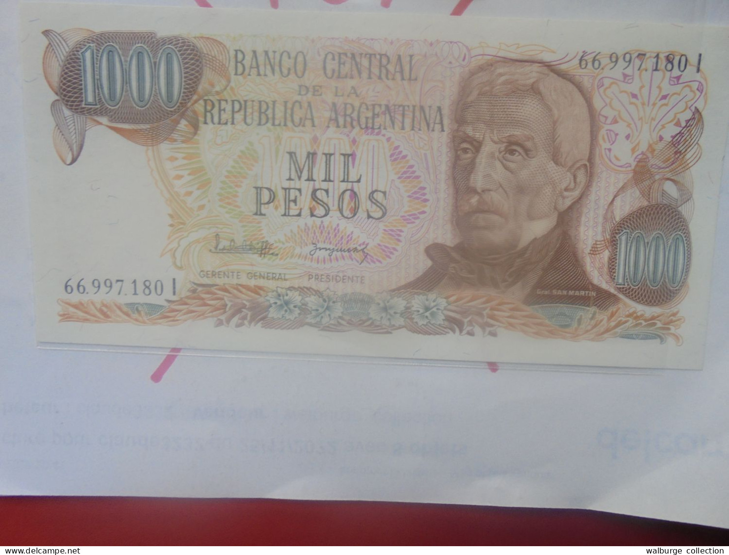 ARGENTINE 1000 PESOS 1976-82 Neuf (B.33) - Argentinien