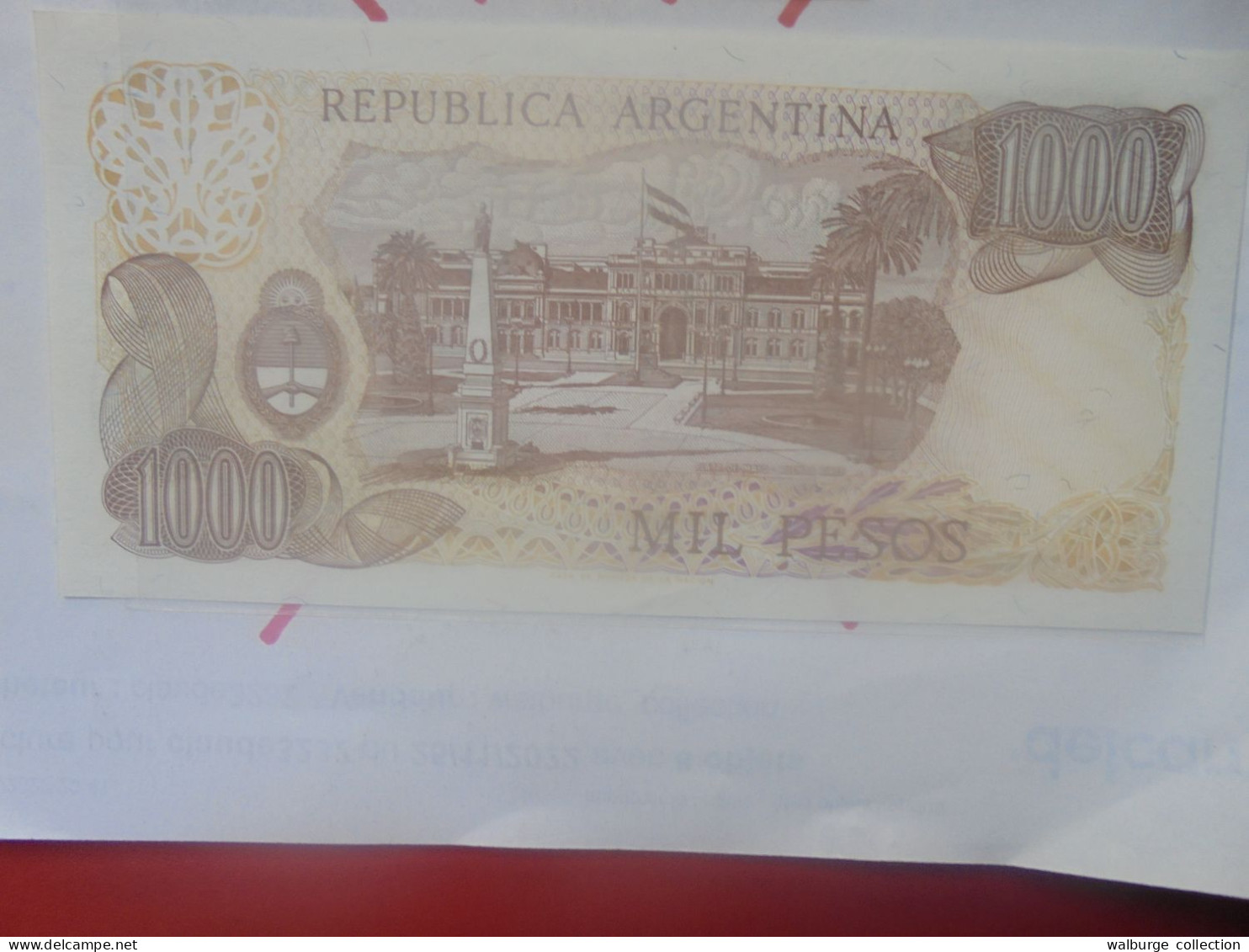 ARGENTINE 1000 PESOS 1976-82 Neuf (B.33) - Argentine