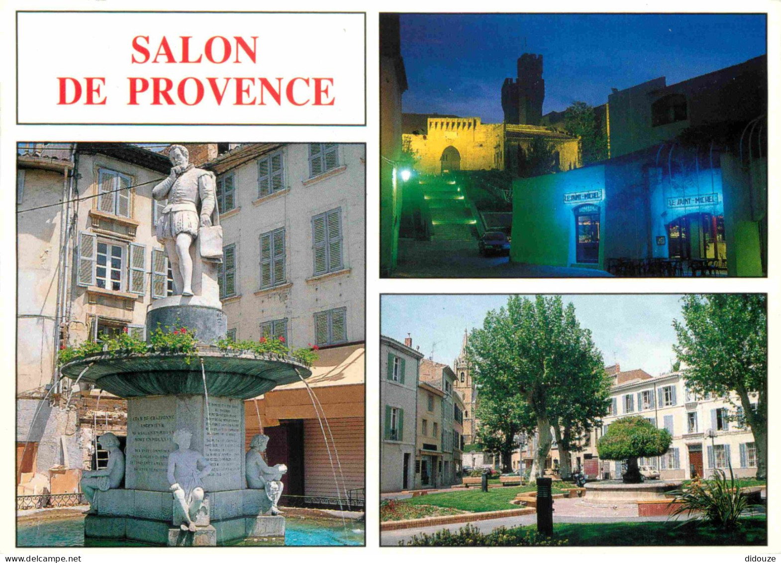 13 - Salon De Provence - Multivues - Fontaine - CPM - Flamme Postale - Voir Scans Recto-Verso - Salon De Provence