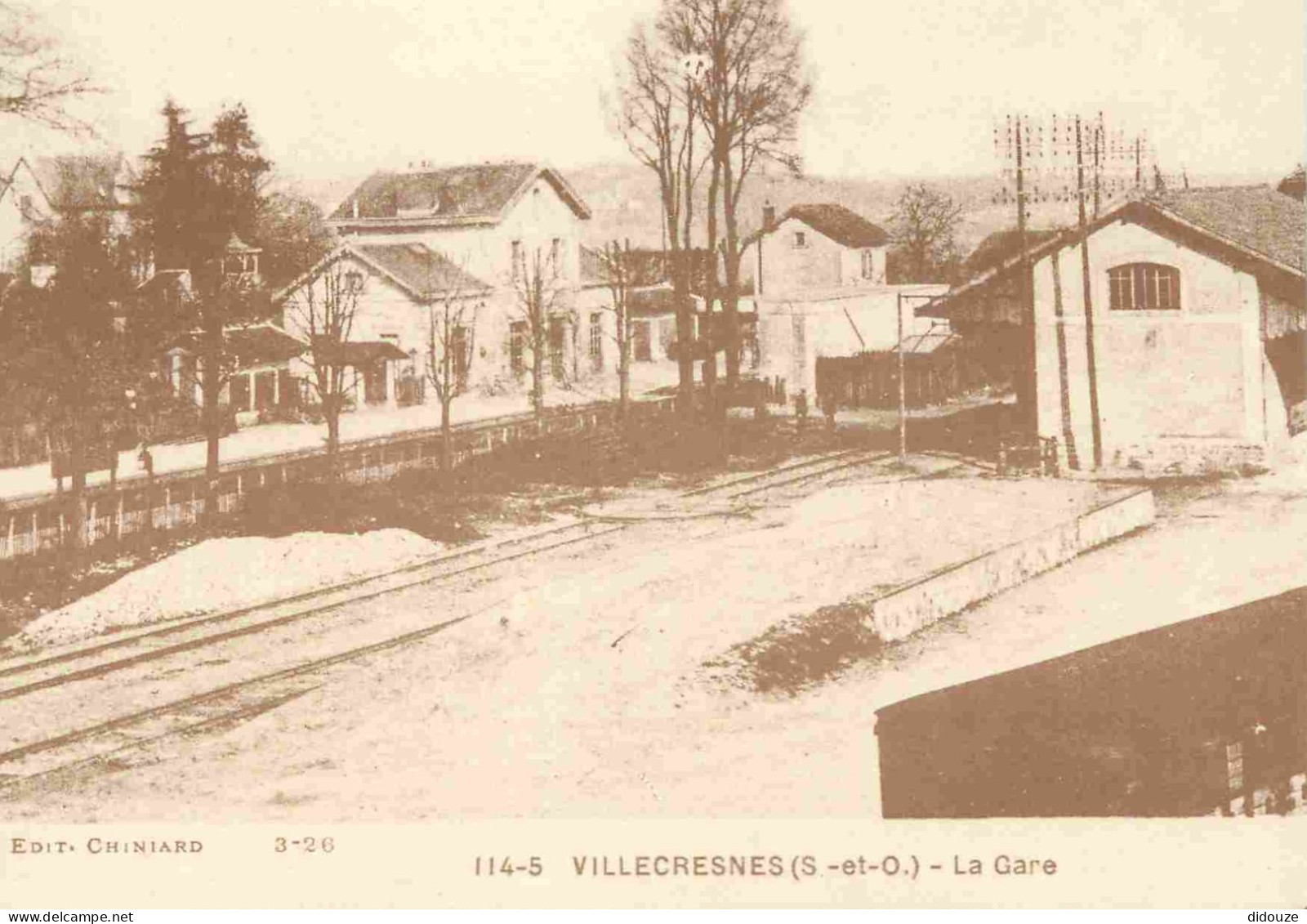 Reproduction CPA - 94 Villecresnes - La Gare Vers 1933 - CPM - Carte Neuve - Voir Scans Recto-Verso - Villecresnes