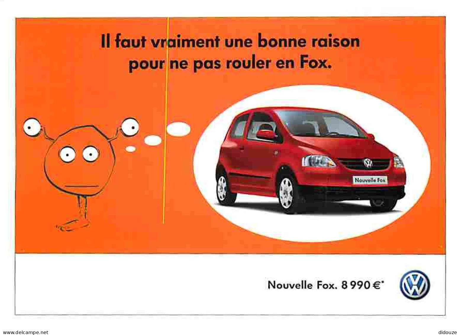 Automobiles - Volkswagen - Fox - Carte Neuve - CPM - Voir Scans Recto-Verso - Voitures De Tourisme