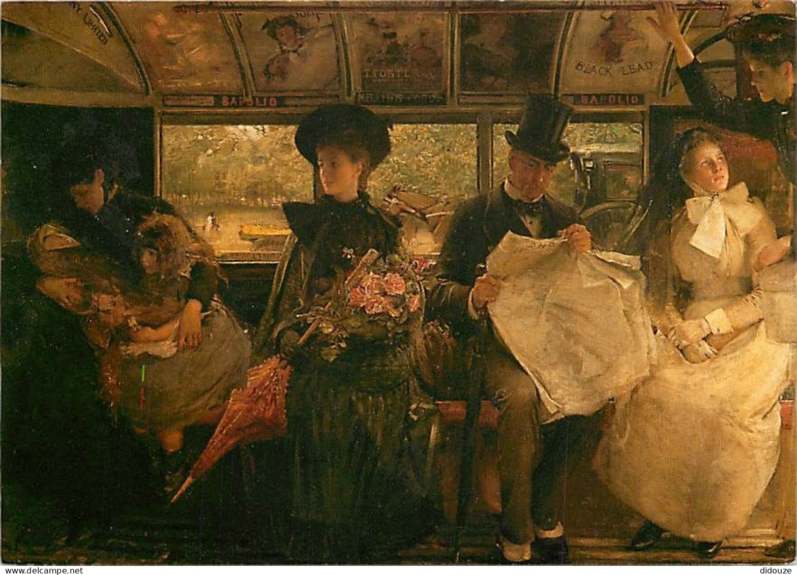 Art - Peinture - George William Joy - The Bayswater Omnibus - 1895 - CPM - Voir Scans Recto-Verso - Paintings