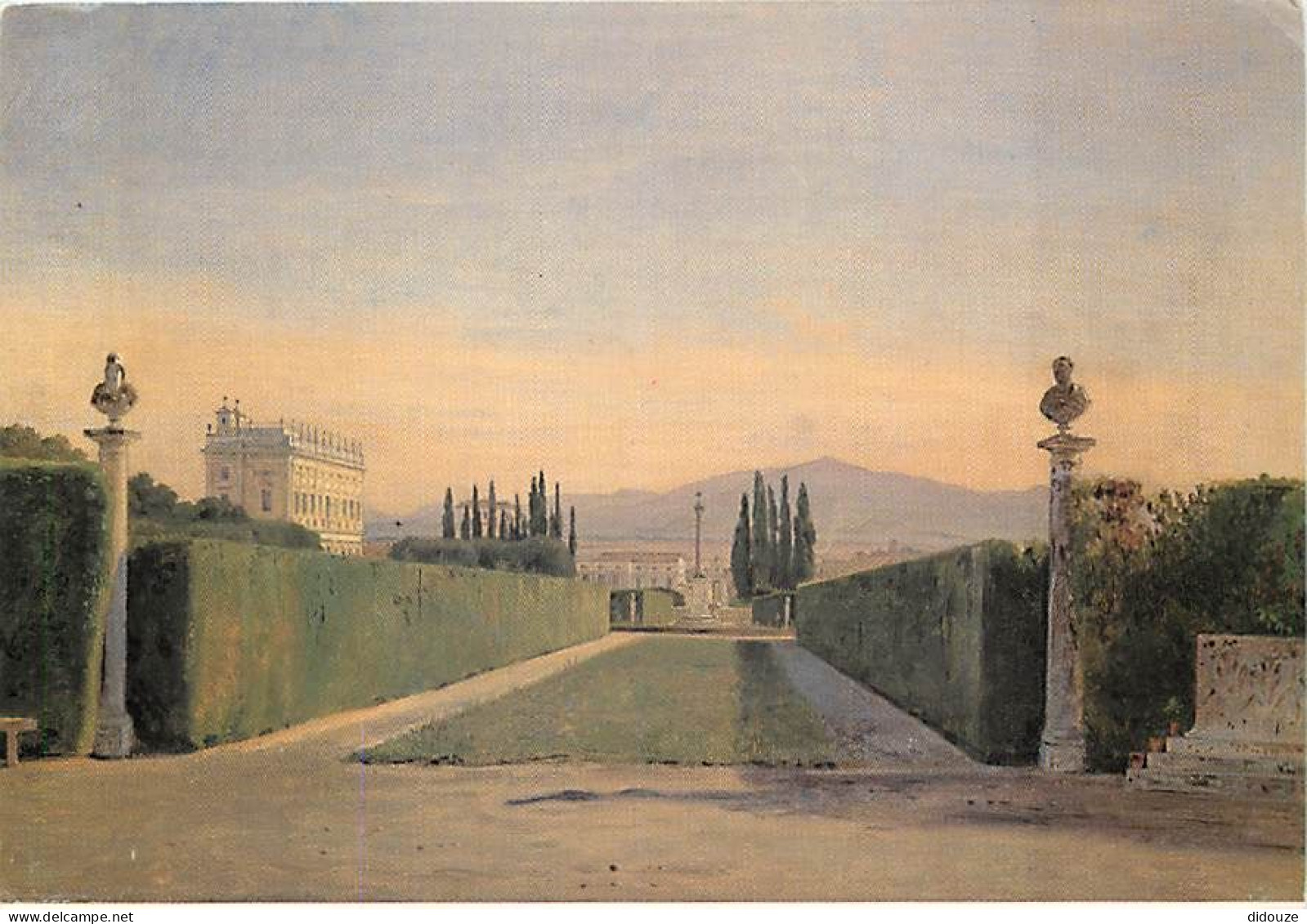 Art - Peinture - Constantin Hansen - Parti Fra Villa Albanis Hâve. Rom 1841 - In The Carden Of The Villa Albani - CPM -  - Malerei & Gemälde