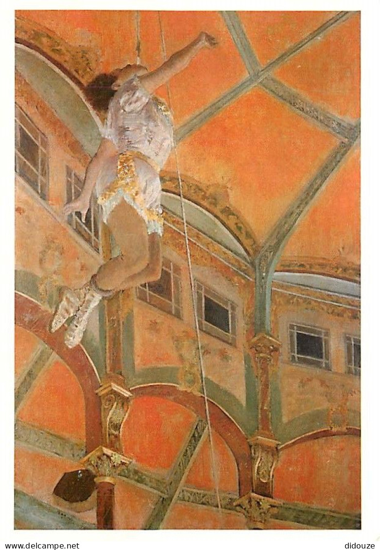 Art - Peinture - Edgar Degas - La La At The Cirque Fernando  Paris - CPM - Voir Scans Recto-Verso - Paintings