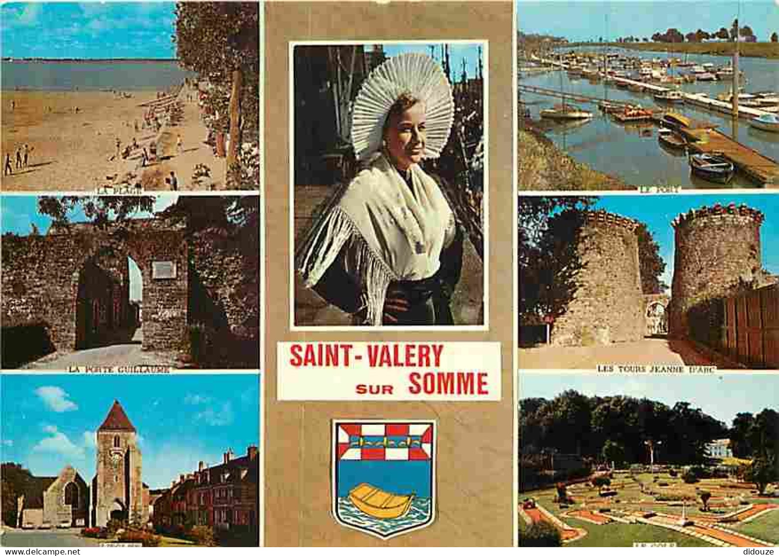 80 - Saint Valery Sur Somme - Multivues - Bateaux - Folklore - Mini Golf - Blasons - CPM - Voir Scans Recto-Verso - Saint Valery Sur Somme